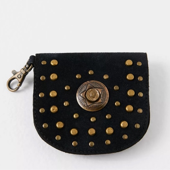 Free People Handbags - Free People Studded Clip On Wallet new no tag